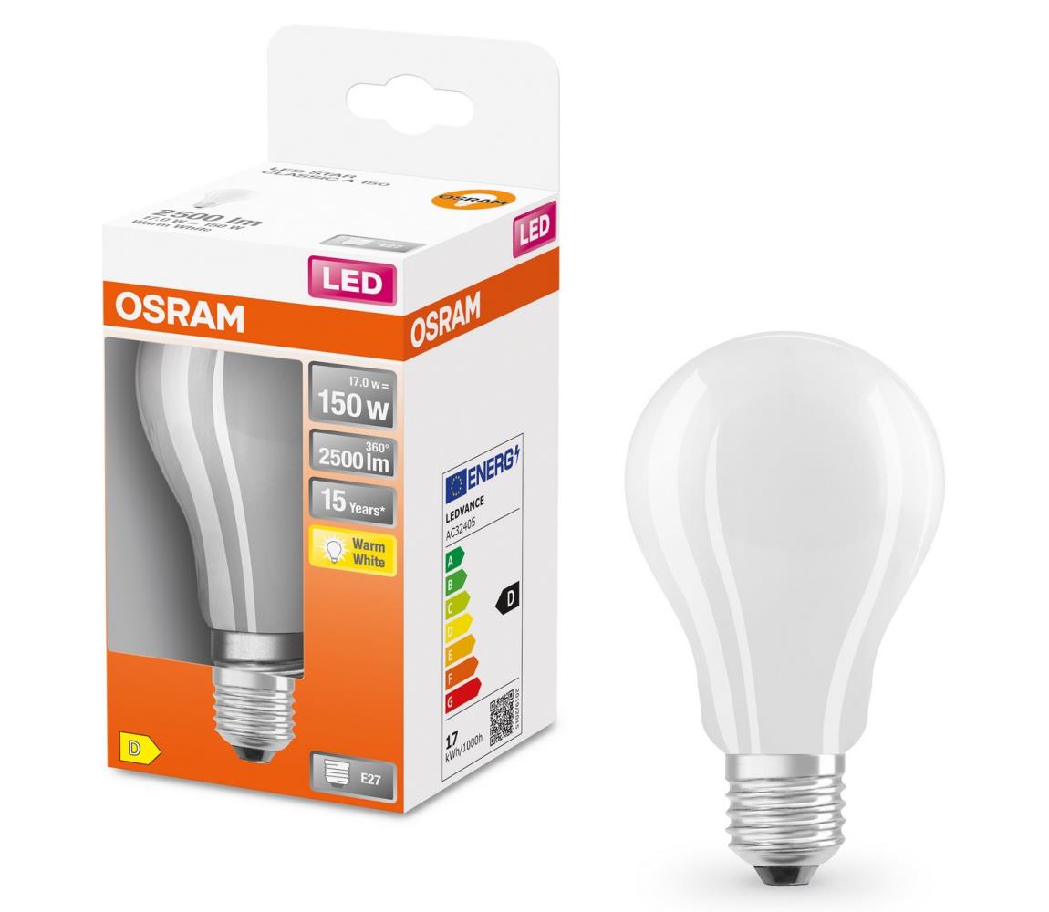 Osram LED Izzó E27/17W/230V 2700K 