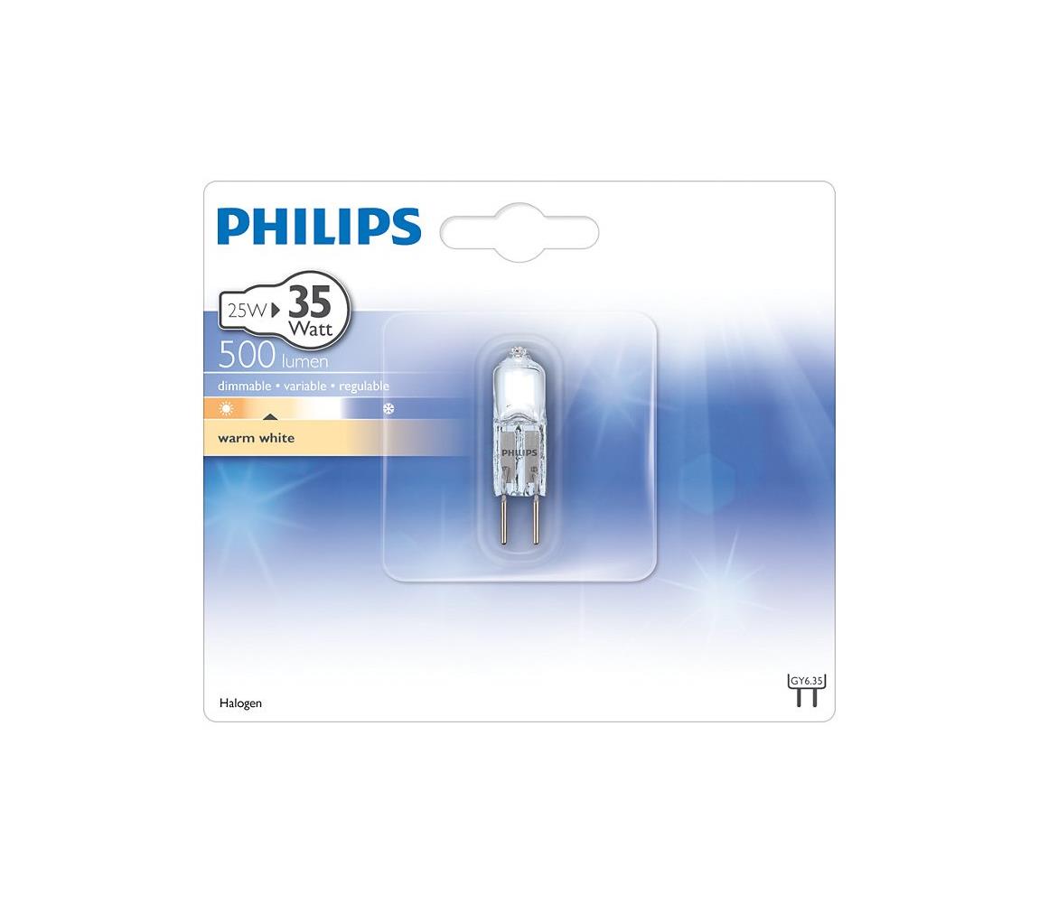 Philips Ipari izzó Philips HALOGEN GY6,35/25W/12V 3000K 