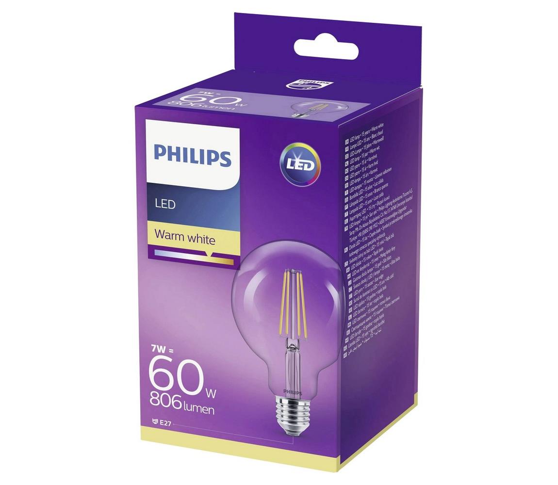 Philips LED Izzó VINTAGE Philips E27/7W/230V 2700K 