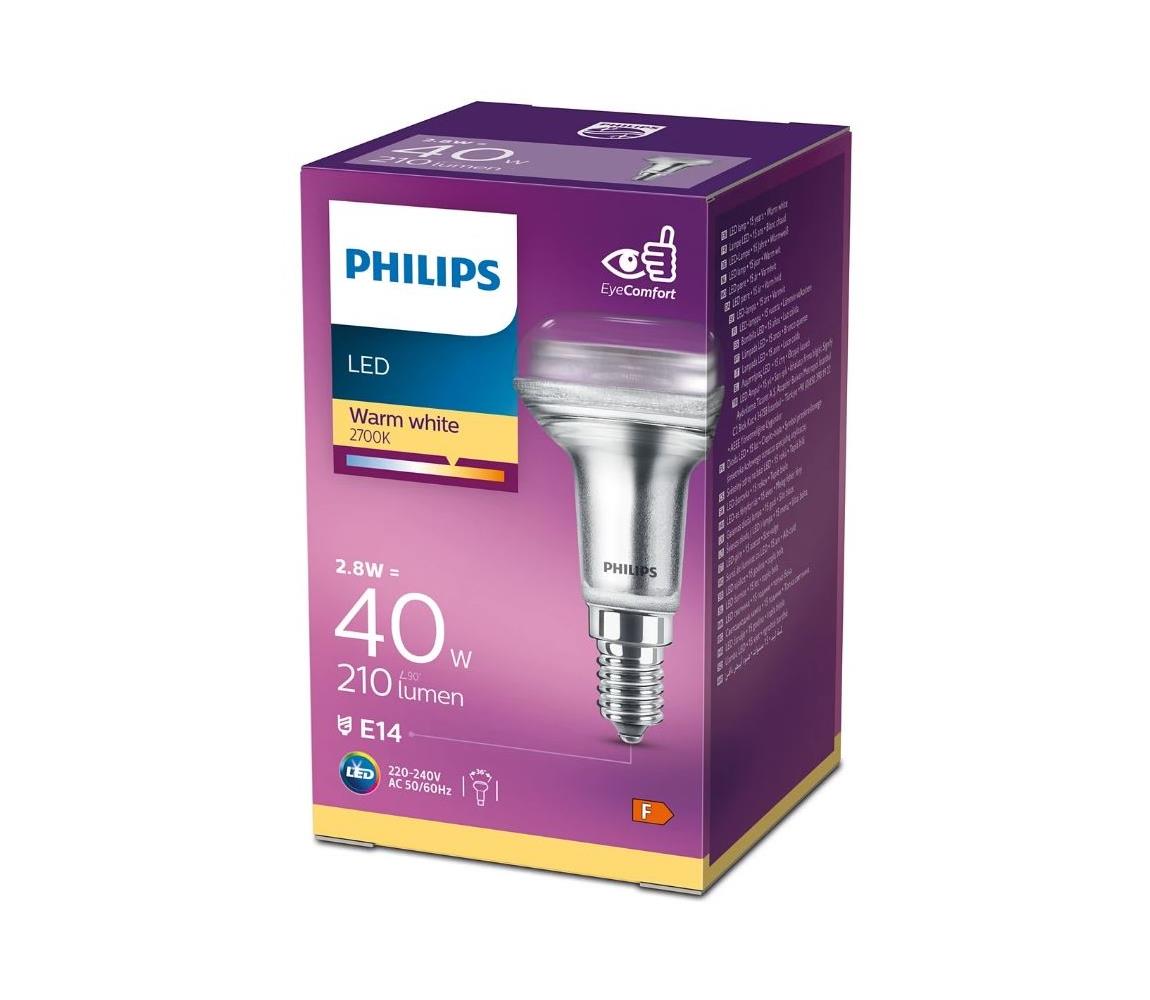 Philips LED Reflektor izzó Philips E14/2,8W/230V 2700K 