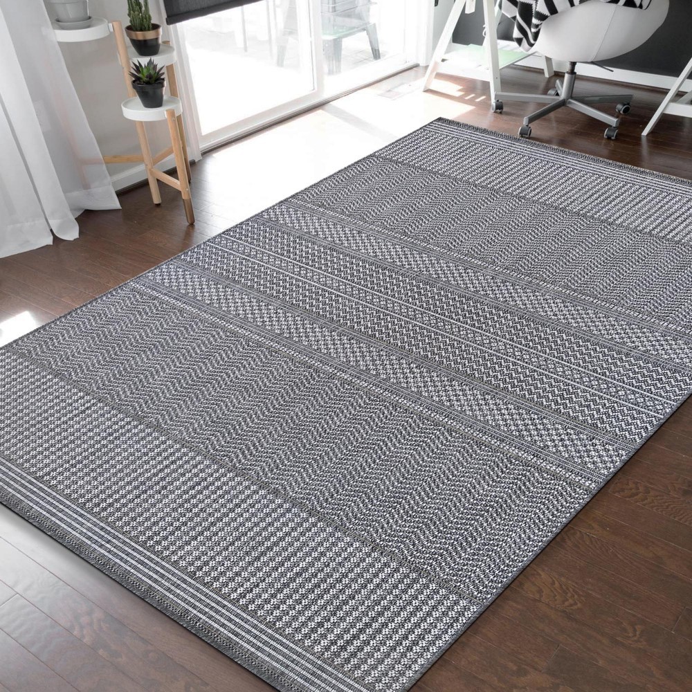 Univerzális szürke szőnyeg finom mintával Szélesség: 120 cm | Hossz: 170 cm