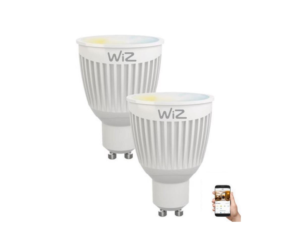 WiZ KÉSZLET 2x LED Dimmelhető izzó GU10/6,5W/230V 2700