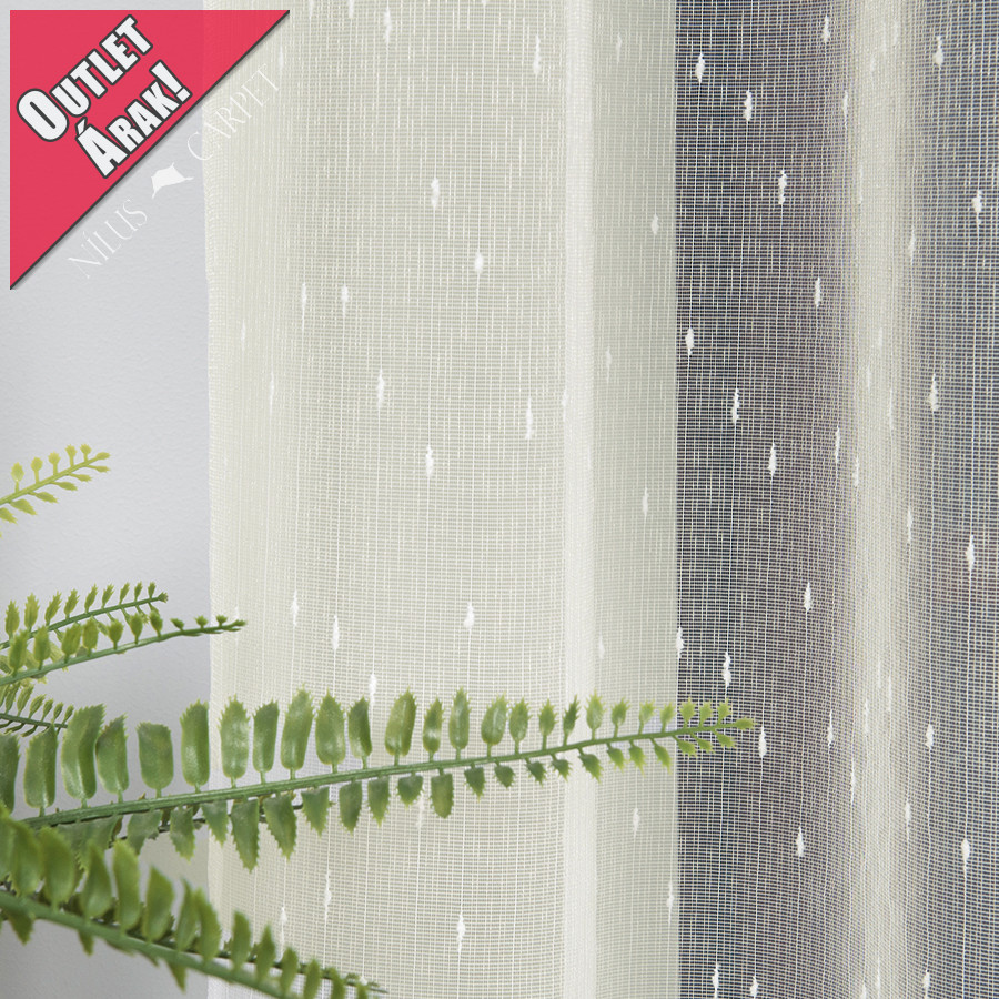  Kész függöny luxury Krém alapon hópehely mintás 400x180cm