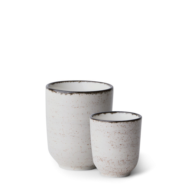 8 db-os porcelán készlet - Gaya Atelier szürke fröccsmintás