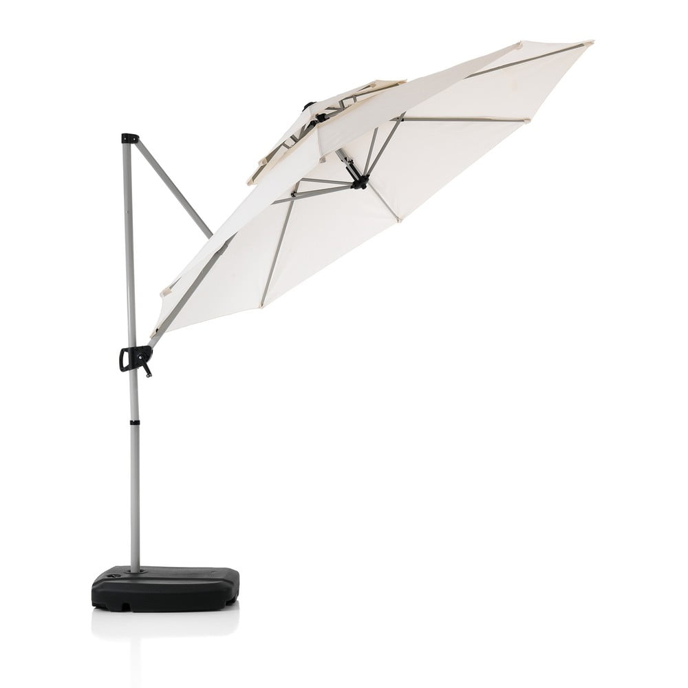 Fehér napernyő ø 350 cm Numana – Tomasucci