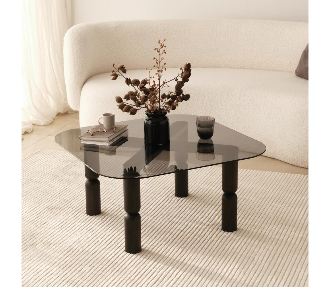  Kávésasztal KEI 40x80 cm barna/fekete 