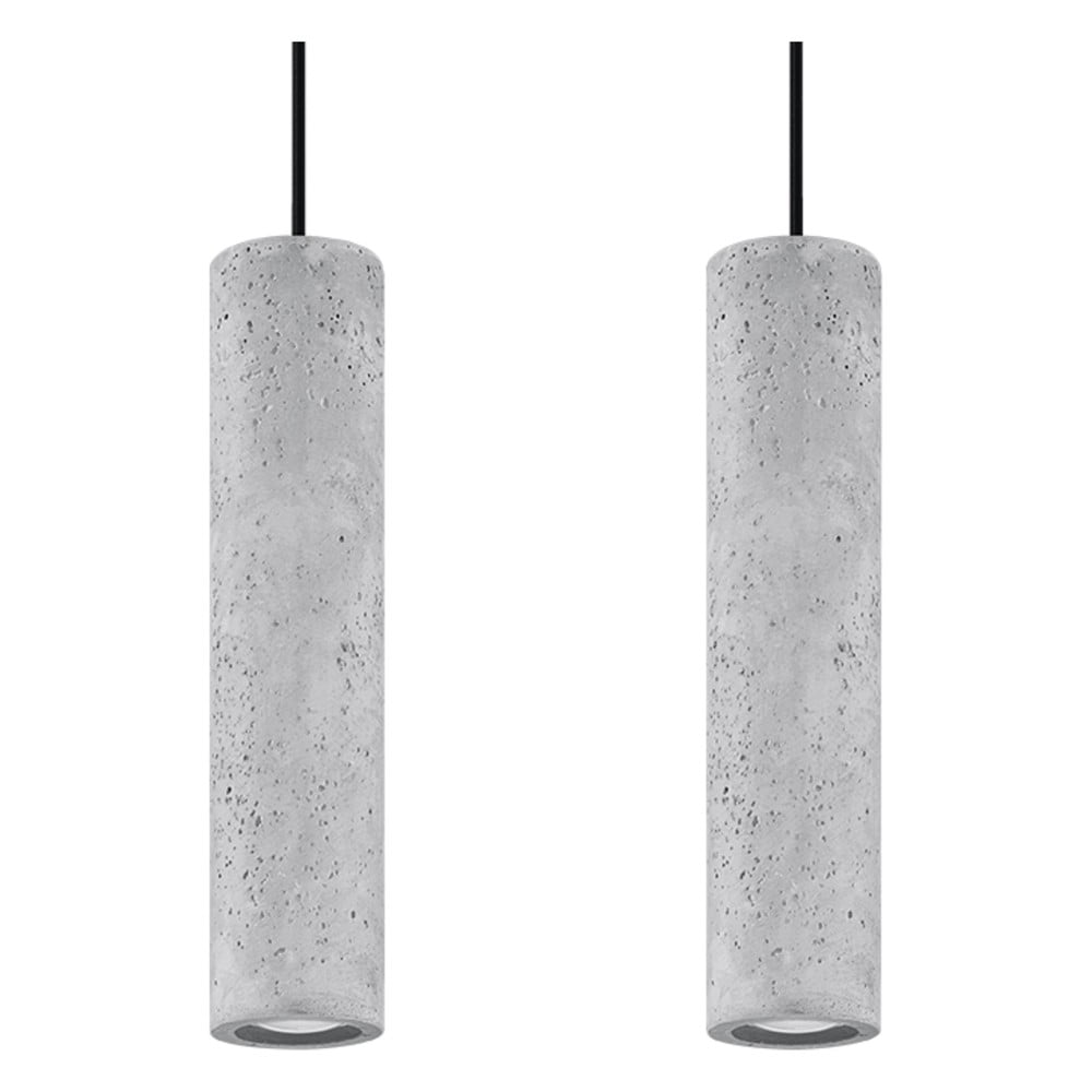Fadre beton függőlámpa, hosszúság 34 cm - Nice Lamps