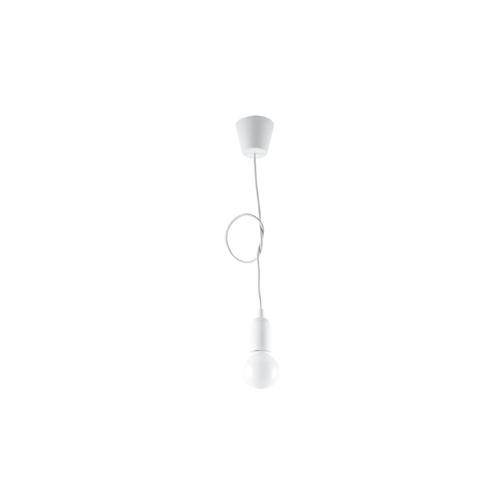 Fehér függőlámpa ø 5 cm Rene – Nice Lamps