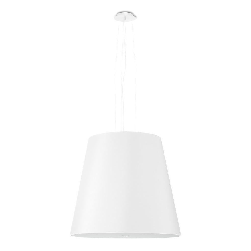 Fehér függőlámpa üveg búrával ø 50 cm Tresco - Nice Lamps