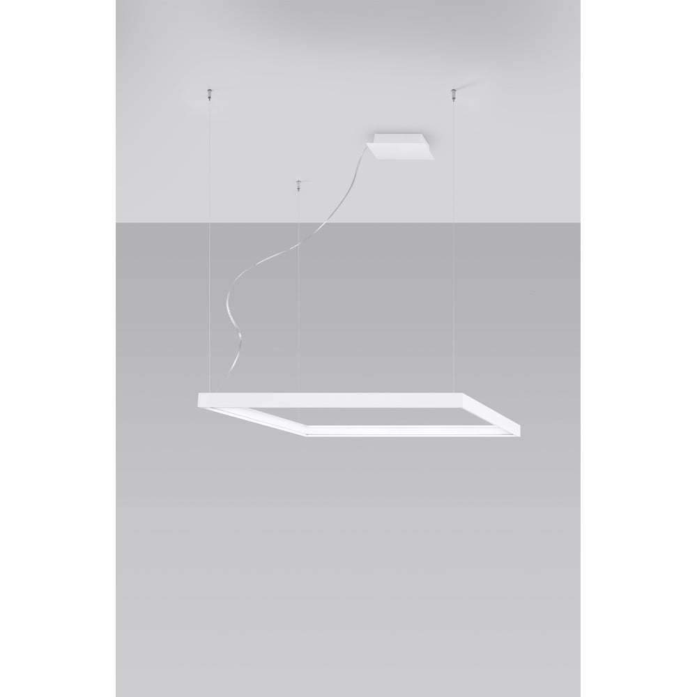 Fehér LED függőlámpa 80x80 cm Aura - Nice Lamps