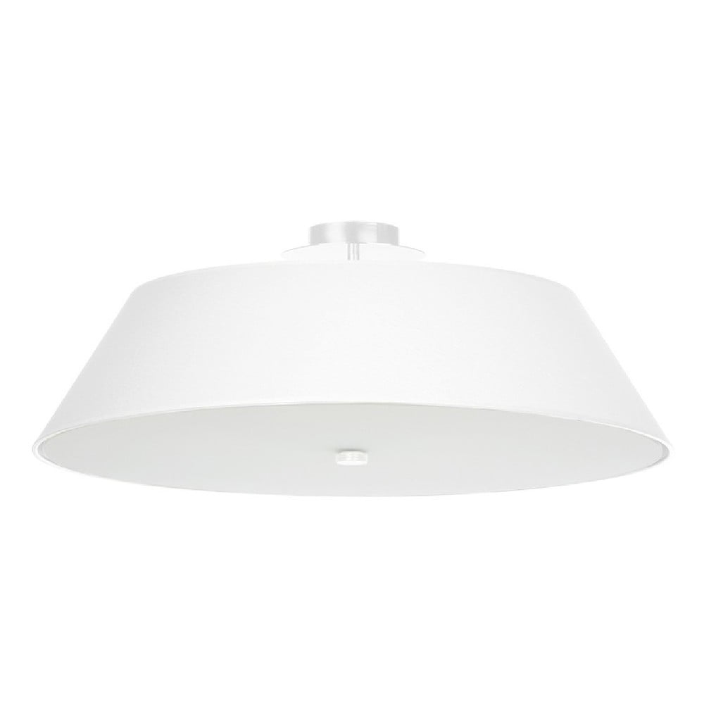 Fehér mennyezeti lámpa üveg búrával ø 60 cm Hektor - Nice Lamps