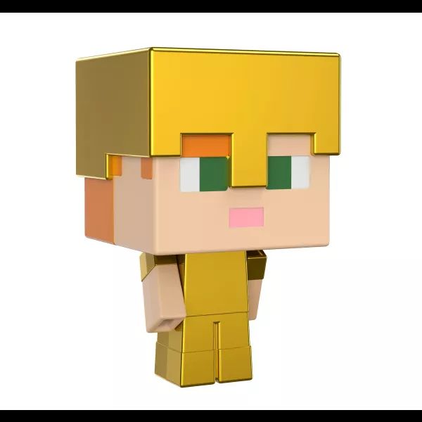 Minecraft: mini figura - Alex aranypáncélban