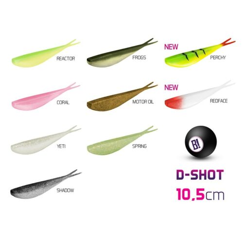 BOMB! Gumihal D-SHOT / 5db - 10,5cm/Frogs