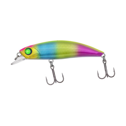 Carp Zoom Predator-Z Curve Minnow wobbler, 6 cm, 7,1 g, kék, zöld, rózsaszín, süllyedő