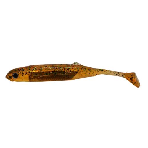 Carp Zoom PZ Longtail Killer gumihal halas aromával, 10 cm, barna, 5 db