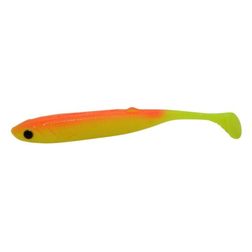 Carp Zoom PZ Longtail Killer gumihal halas aromával, 10 cm, narancs, sárga, 5 db