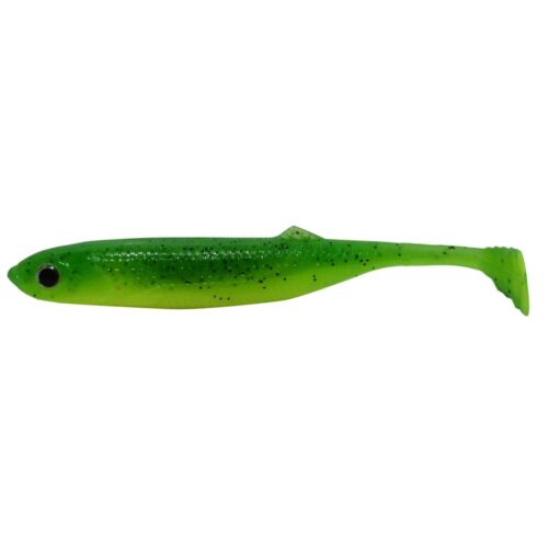 Carp Zoom PZ Longtail Killer gumihal halas aromával, 10 cm, zöld, 5 db