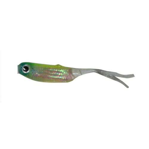 Carp Zoom PZ Offspring Tail Killer gumihal halas aromával, 5 cm, zöld, 5 db
