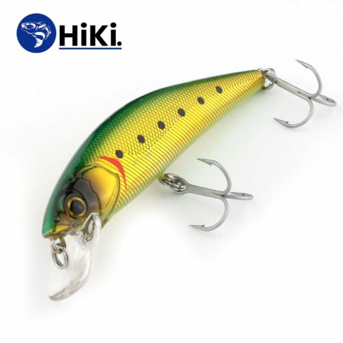 HiKi-Minnow 85 mm 10 g - Arany-Zöld