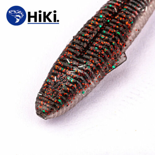 HiKi-SSR02 puha lapos farkú gumihal 90/130 mm - 4 darab/csomag méret: 90 mm súly: 4.5 g Lila