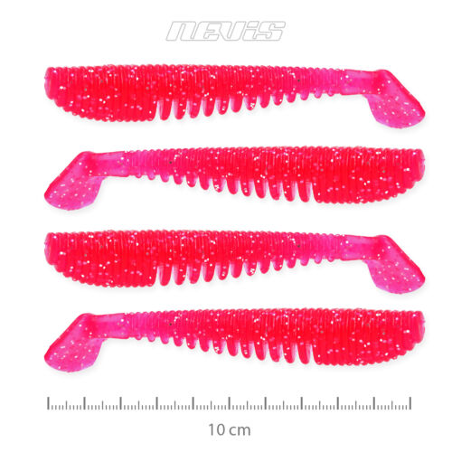 Impulse Shad 10cm 4db/cs Pink Flitter