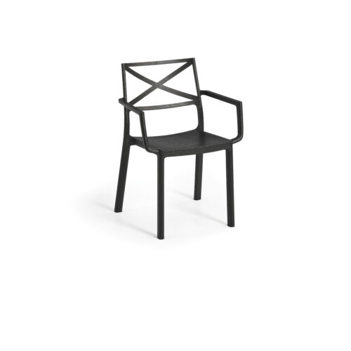 Keter Kerti szék, műanyag, kartámaszos, Metalix