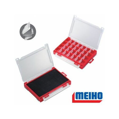 Meiho Rungun case 3010W-1 kombinált jigfej és gumi műanyag horgász doboz
