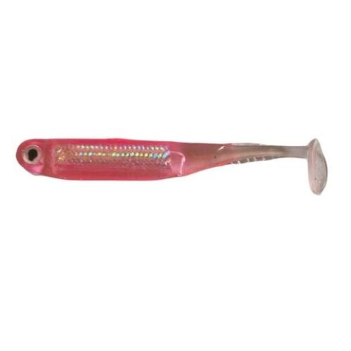Rapture Mini Minnow Shad Tail 45mm pink Shiner 6 db/csg, lágygumi csali