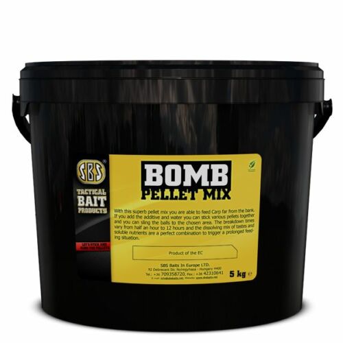 SBS Bomb Pellet Mix Krill Halibut 5 kg