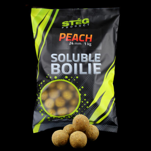 Stég Product Soluble Boilie 24mm Chili-Peach 1kg