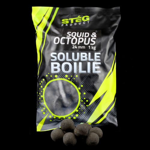 Stég Product Soluble Boilie 24mm Squid & Octopus 1kg