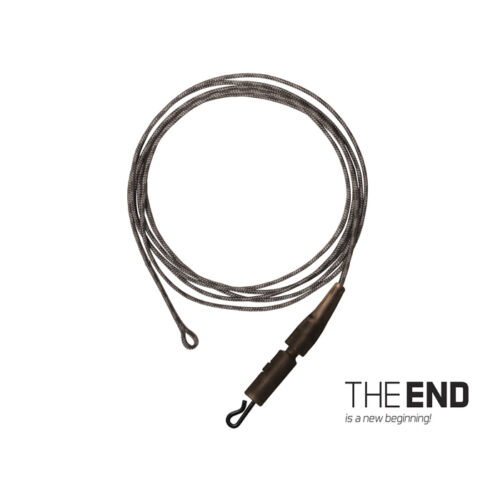 THE END Leadcore + PIN clip kötött horog / 3db - 1m