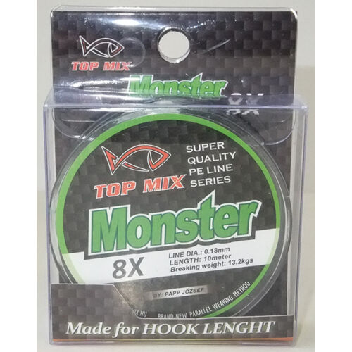 TOP MIX X8 Monster előke zsinór 0,18mm