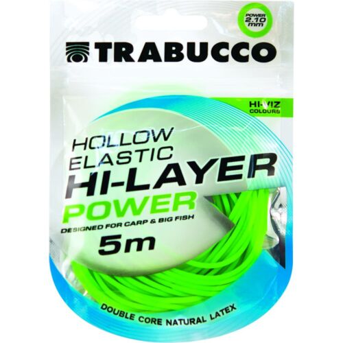 Trabucco Hi-Layer Hollow Elastic Power rakós csőgumi 2,1mm 5m