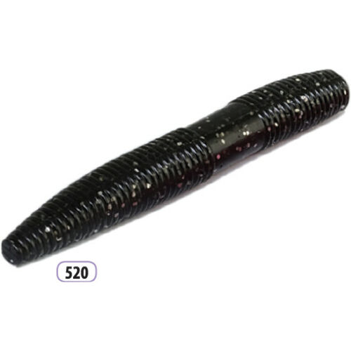Trabucco Slurp Bait Fat Trout Worm black glitter 10 db