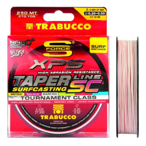 Trabucco Taper Line SC Surfcasting 250 m 0,5-0,20 mm elvékonyodó monofil zsinór