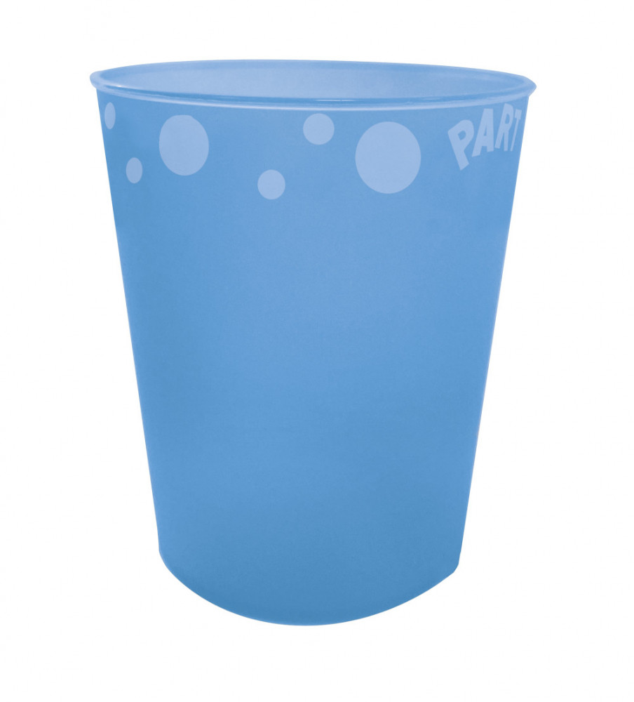 Blue, Kék micro prémium műanyag pohár 250 ml