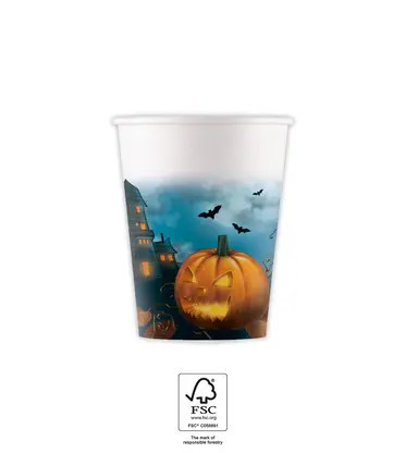 Halloween Sensations papír pohár 8 db-os 200 ml FSC
