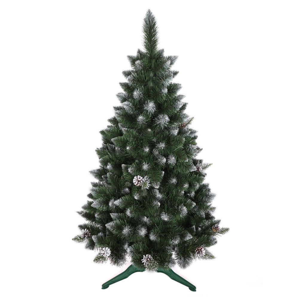 Havas karácsonyfa fenyőtobozokkal 150 cm