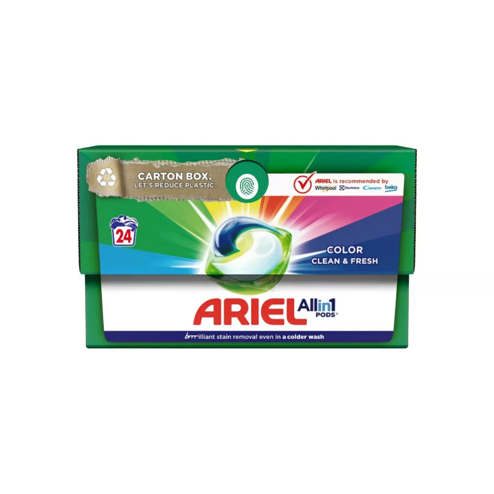 Ariel All In 1 Color mosókapszula 24db-os 604,8G (24X25,2G) 