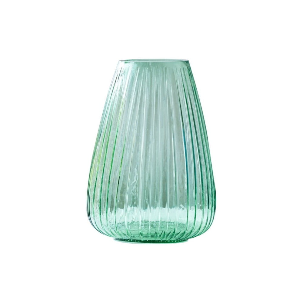 Kusintha zöld üveg váza, magasság 22 cm - Bitz