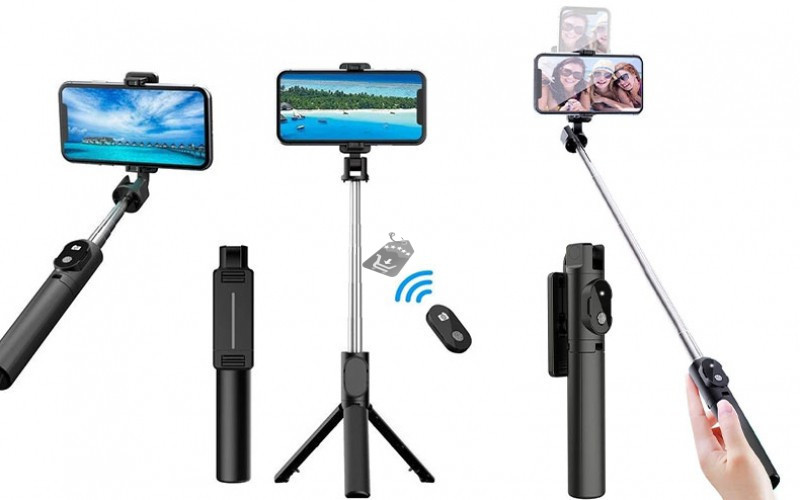 P30 Prémium Wireless Selfie bot és Állvány egyben - távirányítóval