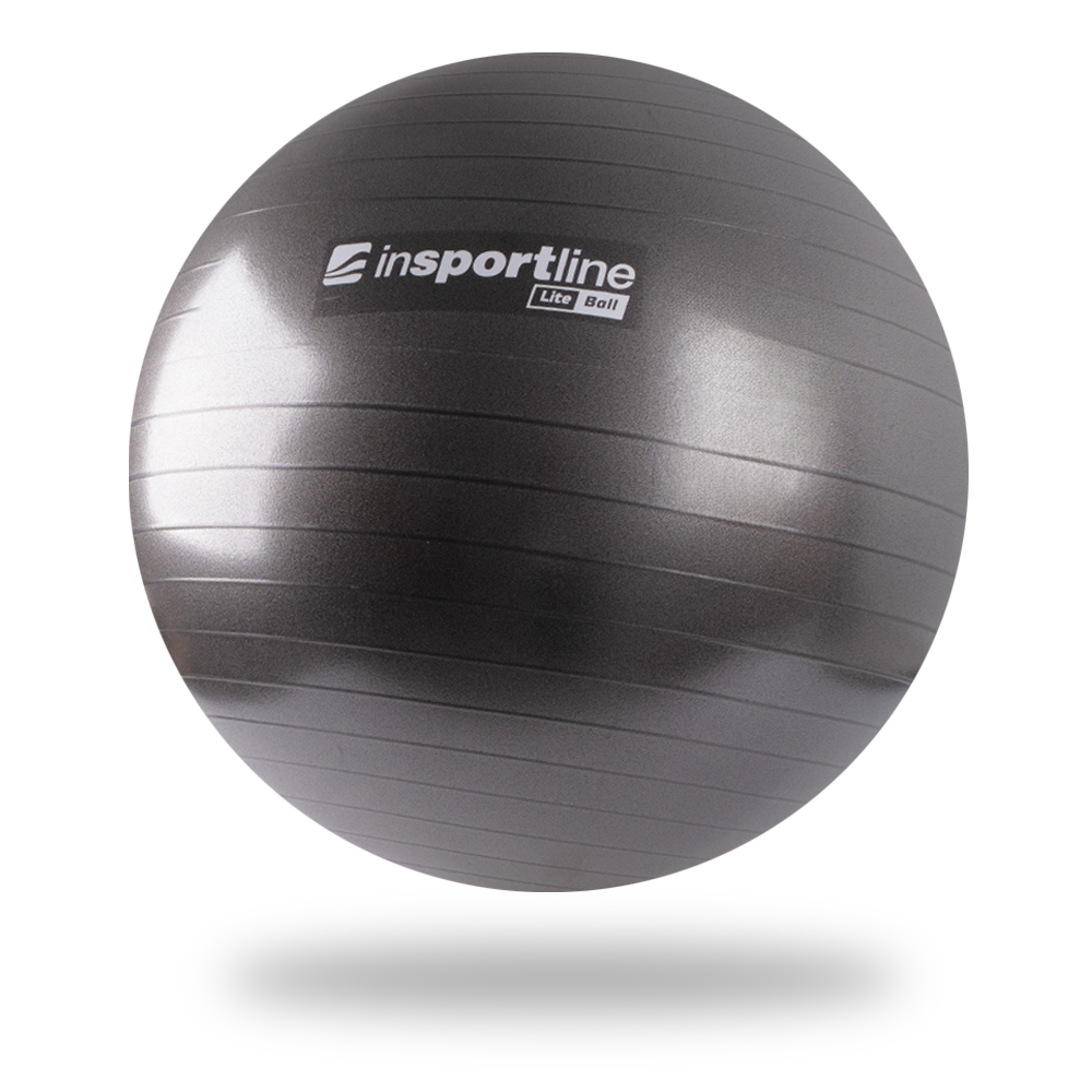 Gimnasztikai labda inSPORTline Lite Ball 55 cm  fekete