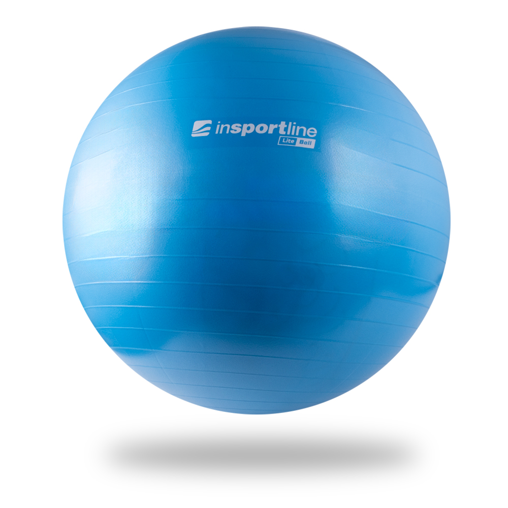 Gimnasztikai labda inSPORTline Lite Ball 55 cm  kék