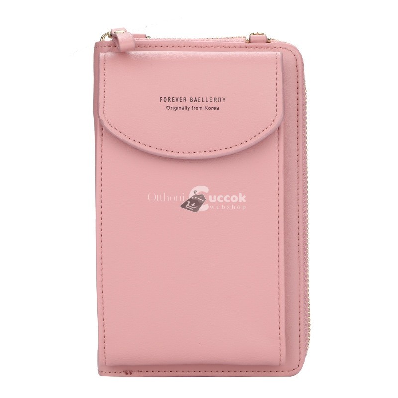 (3 színben)  Crossbody kisméretű női táska- Rózsaszín