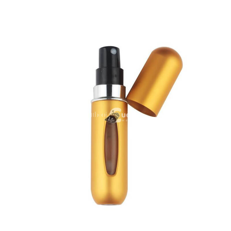 (5 szín) Utántölthető parfümszóró - arany