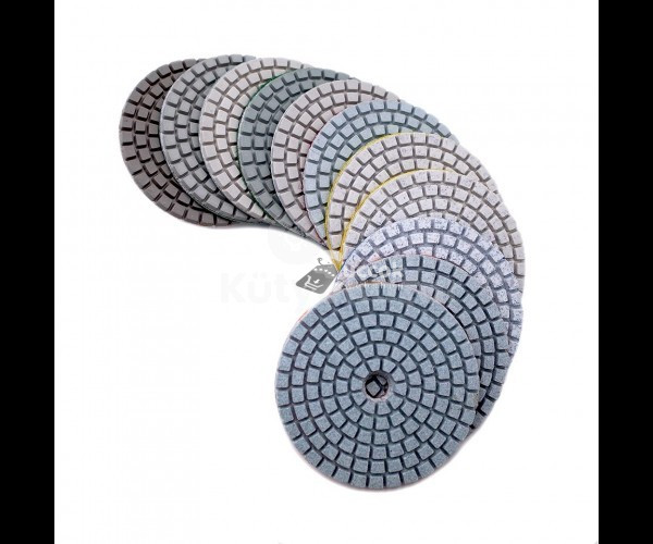 Gyémánt polírozó korong, polírkorong, 8 cm - 50-es