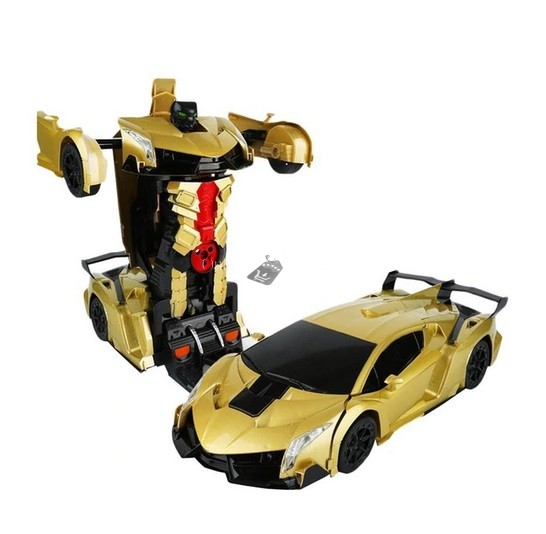 Távirányítós robottá alakítható autó - Arany