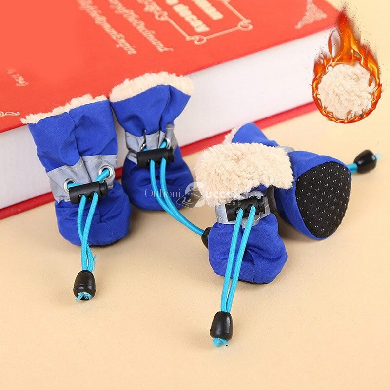 Vízálló cipő kutyáknak - Kék