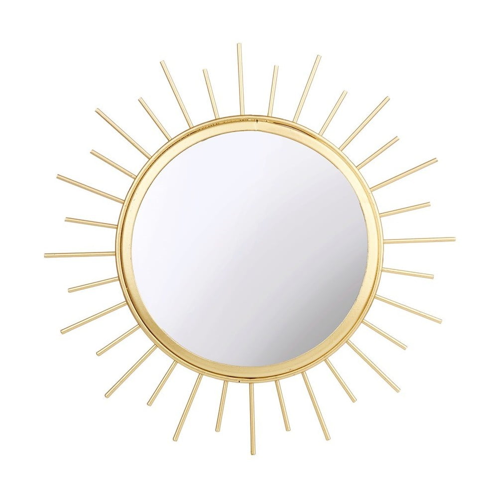 Monochrome aranyszínű kerek tükör, ø 24 cm - Sass & Belle